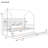Wooden Twin Size House Bed With Trundle,Kids Bed With Shelf, White (Old SKU: WF297071AAK)-1057842491