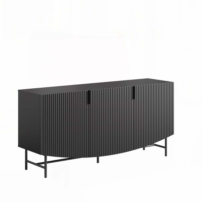 Meuble télé pour meuble télé 75 pouces, Noir
