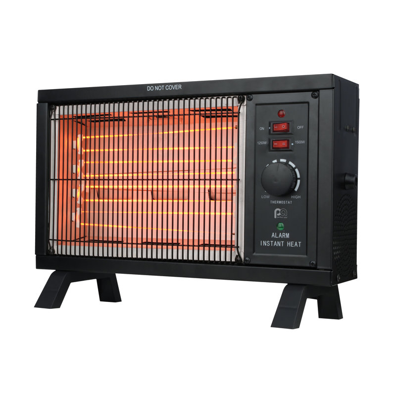 Perfect Aire 5118 BTU Electric Compact Space Heater with Adjustable Thermostat