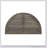 WESTMONT HALF-ROUND BISTRO TABLE, GREY