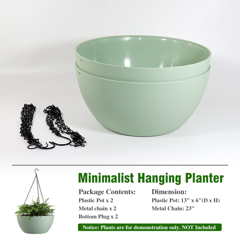Hanging Planter, Green