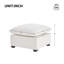 Module de repose-pieds 26 po x 26 po pour canapé modulaire modulaire, siège large, chenille, 2 couleurs (inclure seulement ce repose-pieds, pas le canapé)-144600391