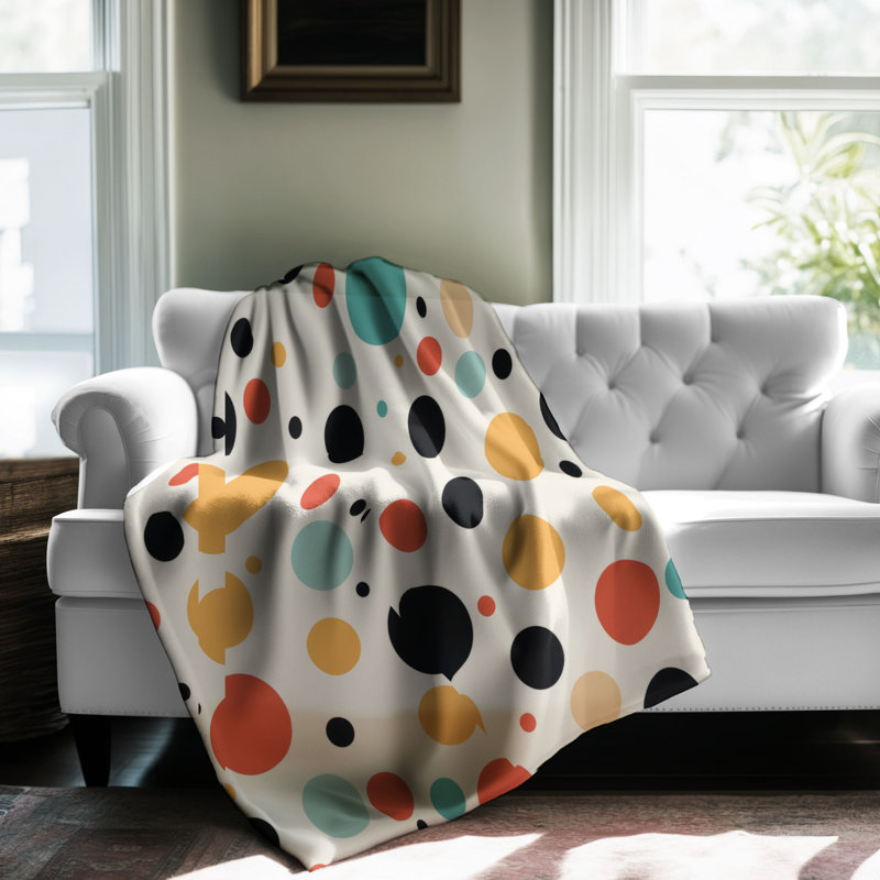 Spotty Fun - 1 Piece Premium Blanket, Queen