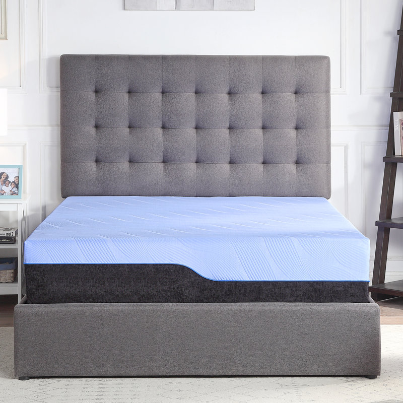 Refresh 12 Inch Hybrid Cooling Gelcare Memory Foam And Coil Adult Mattress, King