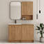 Ensemble de meuble-lavabo simple autoportant 48 po avec comptoir en résine et armoire murale 24 po Bellmead