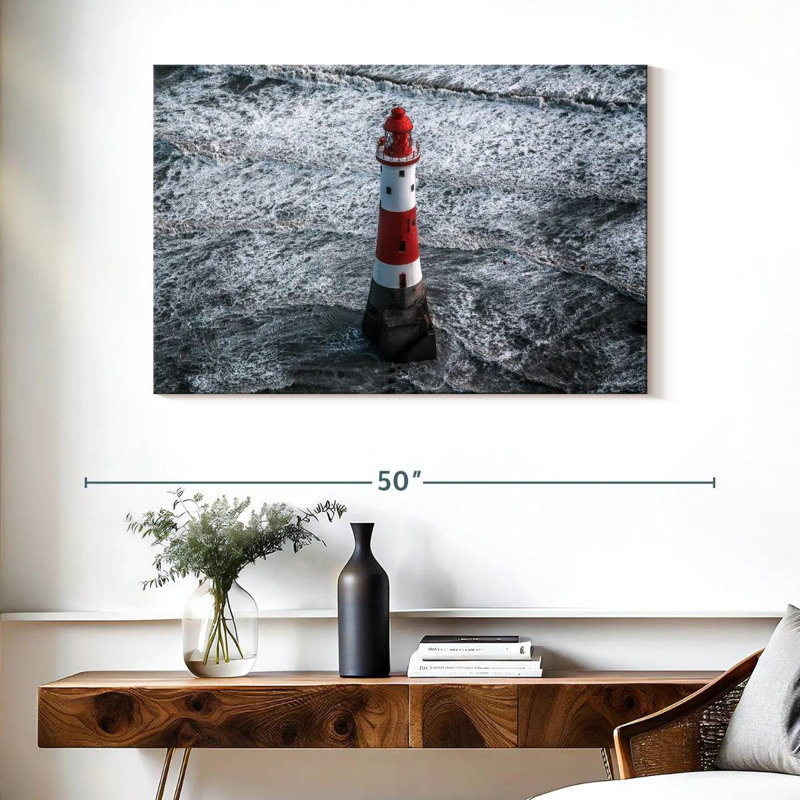 Lilie Beachy Head lighthouse, 26" H x 39" W