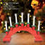 Taper Candle with Wood Holder