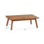 Canapés de patio modernes, ensemble durable en bois d'acacia avec coussins confortables, confort extérieur