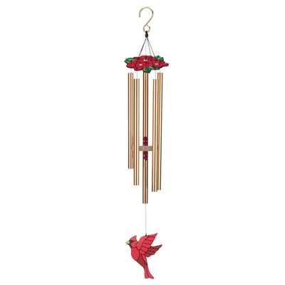 32 carillons à vent en métal et acrylique avec crochet décoratif et 32 décorations inspirées de la nature