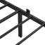 Geissler Metal Bed Frame with Wood Panel Headboard-114532097-123834357