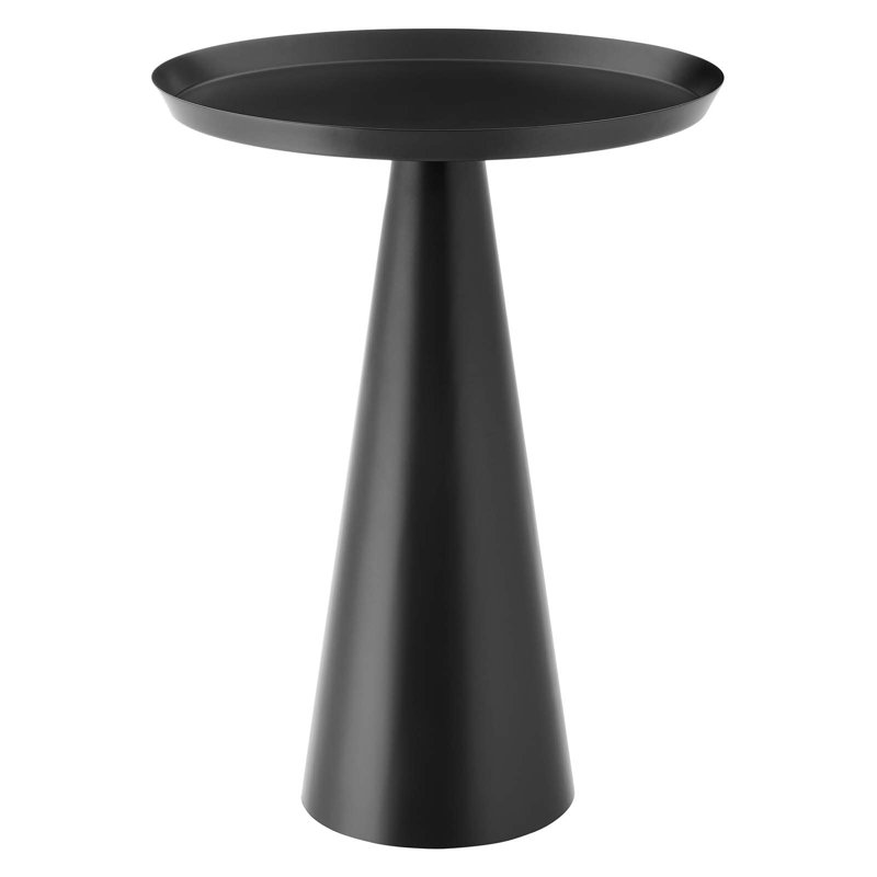 Modway Maren Pedestal End Table, Black