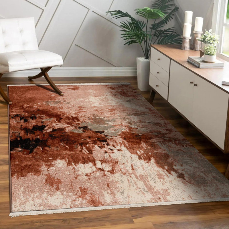 Tapis rose Elmdale Performance, Rectangle 9 pi x 12 pi