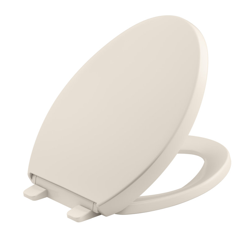 Reveal Quiet-Close with Grip-Tight Toilet Seat, Innocent Blush, Elongated