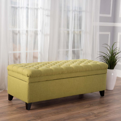 Banc de rangement moderne avec repose-pieds