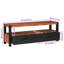 Solid Wood 40cm H TV Stand
