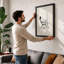 Figure at Rest Minimalist - Framed Print-1943667002-1943666997