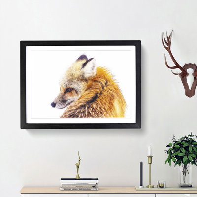 Red Fox in Winter - Framed Print