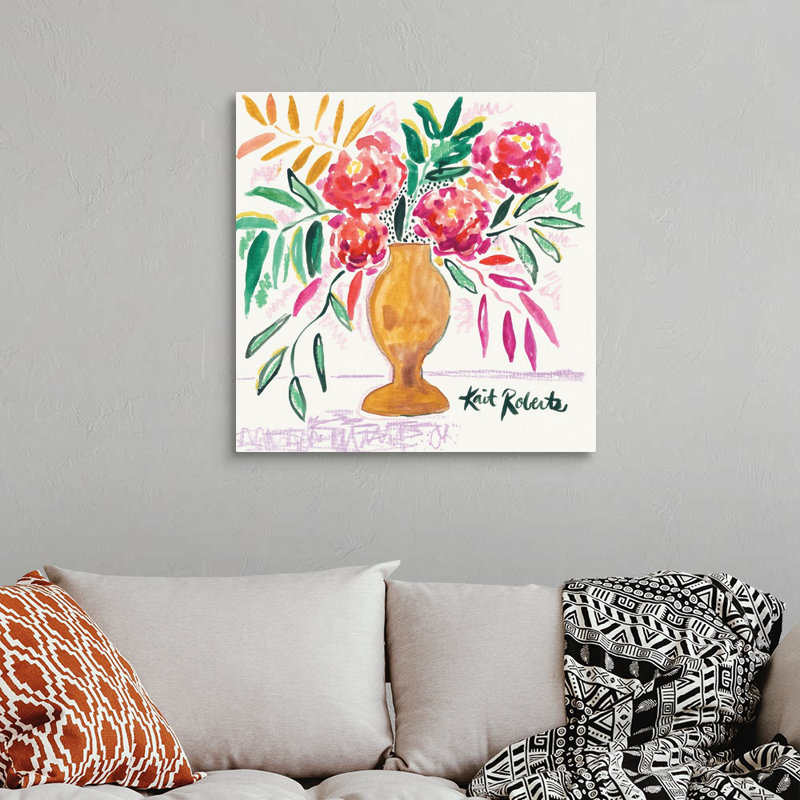 «Fancy and Fresh» par Kait Roberts - reproduction d'art sur toile, Toile tendue, H 30 po x l 30 po x P 1,25 po
