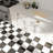 Casablanca 8" x 8" Encaustic-Look Matte Porcelain Floor & Wall Tile - Checkerboard Smooth Texture-134020922-112547177