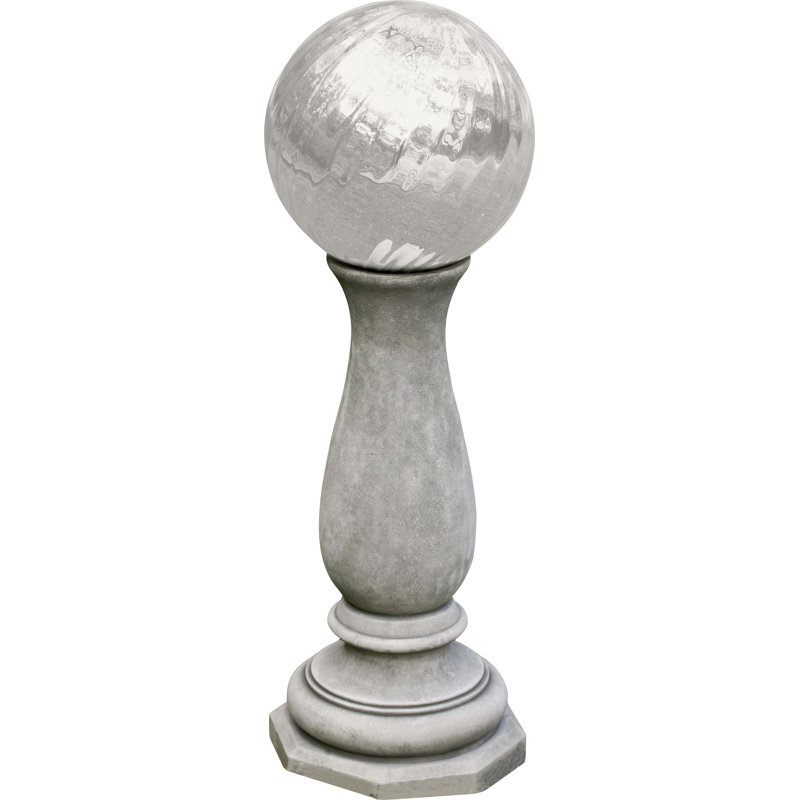 Winslet Gazing Ball Stand, Alpine Stone