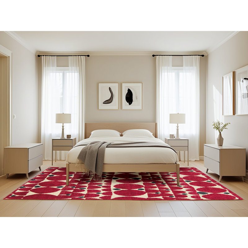 Tapis abstrait moderne 5200, Rectangle 5 pi x 8 pi