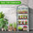 4-Tier Mini Greenhouse With PE Cover & Roll-Up Zipper Door-114486700