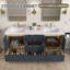 Ensemble de meuble-lavabo autoportant 72 po avec lavabo double 72 po