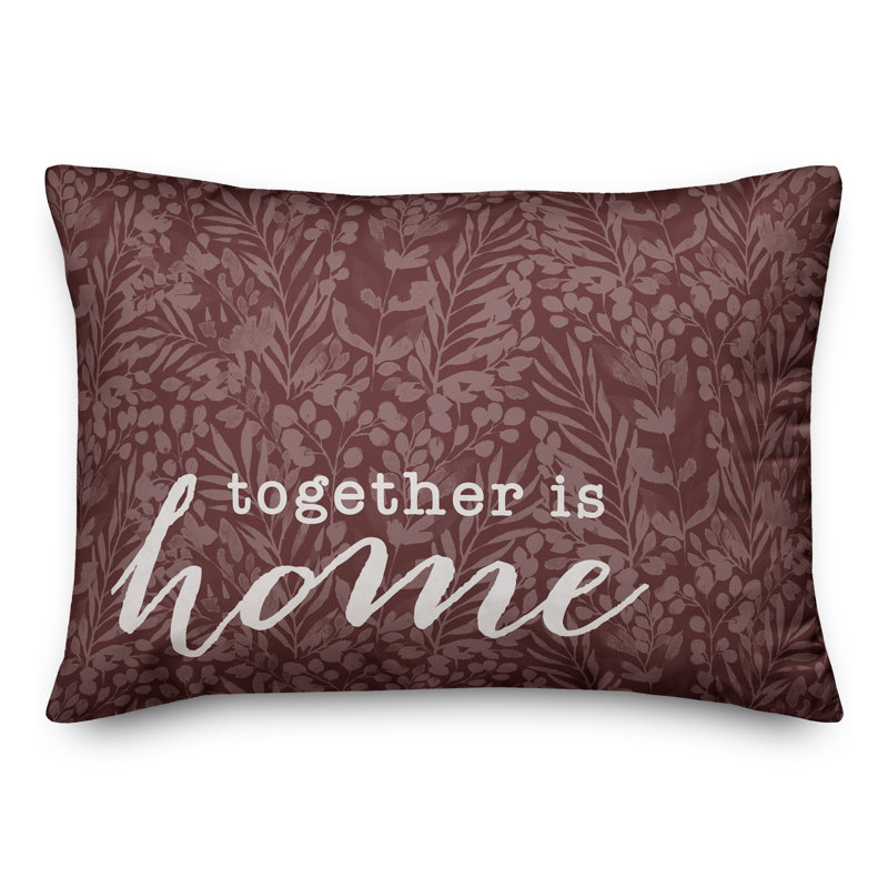 Coussin décoratif intérieur / extérieur en polyester , H 18 po x l 25 po, Marron