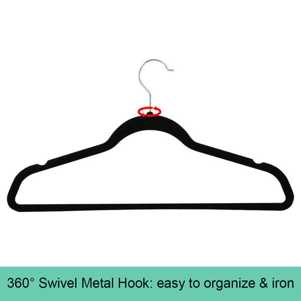 Chrome Wire Bikini Hanger/Swivel Hook 12, Chrome Garment Hangers