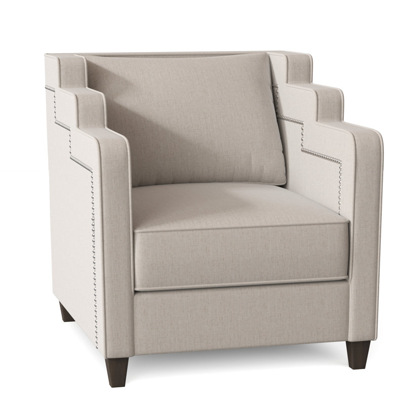 Abbey Armchair, Brown Mahogany, Encore Natural