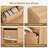 6 Drawer Dresser for Bedroom, 55" Wide Dressers & Chest of Drawers with Curved Profile Design for Bedroom, Living Room, Natural-1840878240