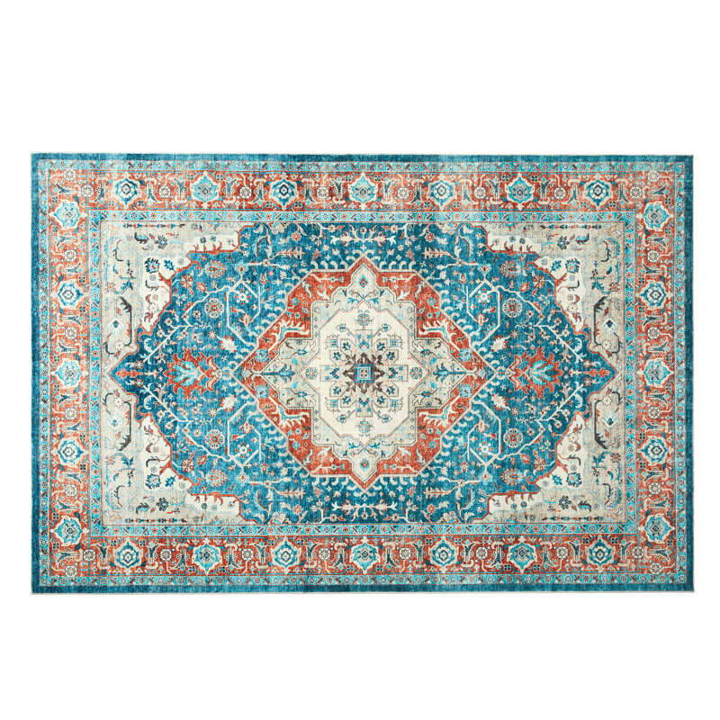 Oriental Machine Tufted Shag Area Rug, Rectangle 120 x 170 cm