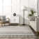 Akimasa Southwestern Gray/Ivory Area Rug
