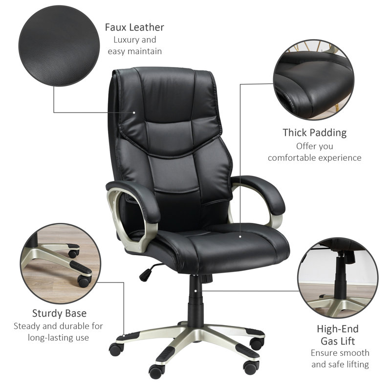 Louisbourg Executive Chair, Black