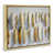 Metallic Gold Floater Framed
