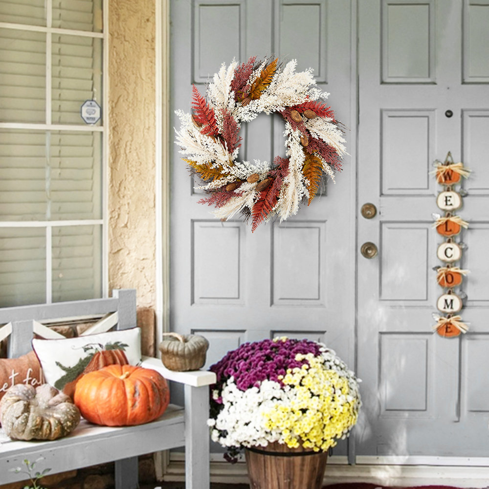 24" Handcrafted Fall Wreath
