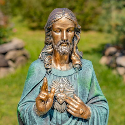 30in. Tall Jesus with Sacred Heart Statue