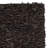 Arik Handwoven Leather/Cotton Solid Color Rug in Dark Brown-1473402462