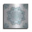 «Mandala Morning V Blue and Gray» par Anne Tavoletti, art mural en métal-1378603399