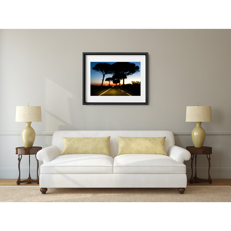 Drive Print by Joseph Regan, 14" H x 16" W x 0.75" D, Black