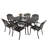 Newton 6 - Person Patio Dining Set with Rectangular Table