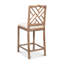Brighton Upholstered Stool with Solid Wood Frame