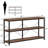 Industrial Farmhouse Bookshelf, 55" Wide 3-Tier Storage Shelf With Metal Frame, 270 Lbs Capacity Per Shelf, For Living Room, Office & Bedroom-1781085065