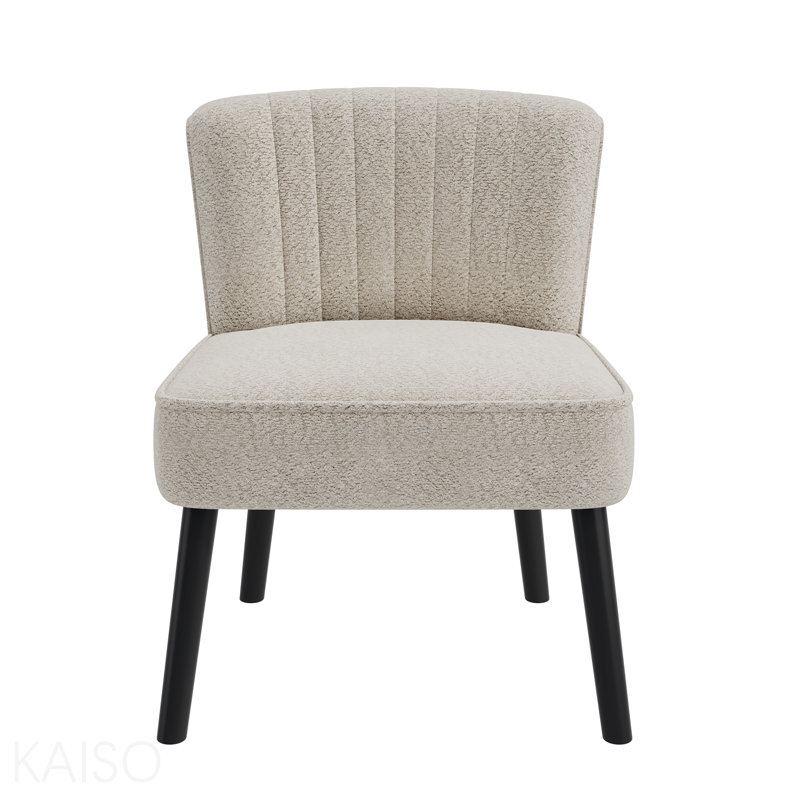Chaise en blanc, White Boucle