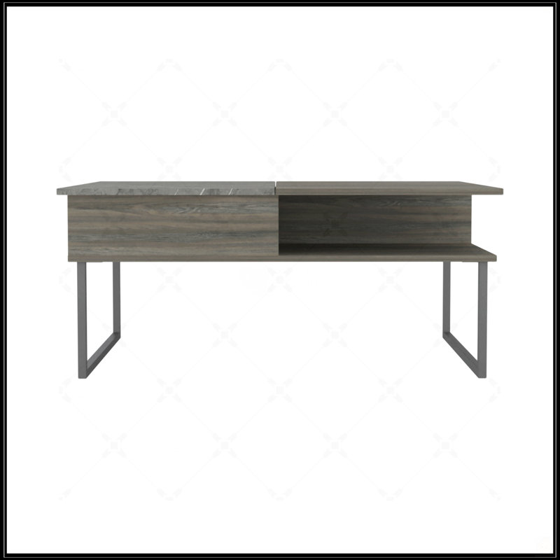 1-Shelf Lift Top Coffee Table, Espresso