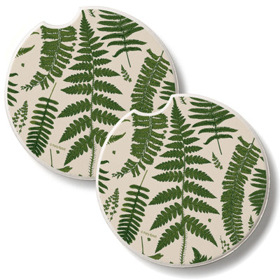 Lot de 2 sous-verres en pierre naturelle