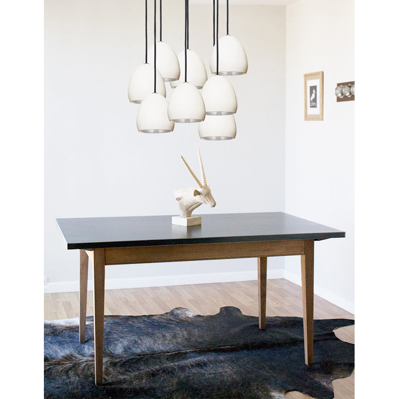 Leaf 8 - Light Chandelier, Black, 100" H x 22" W x 22" D, LED
