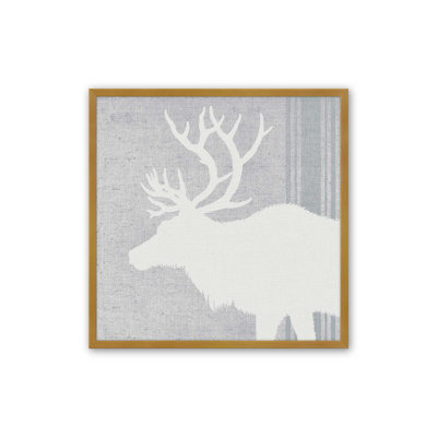«Antlered Silhouette II», reproduction sur toile