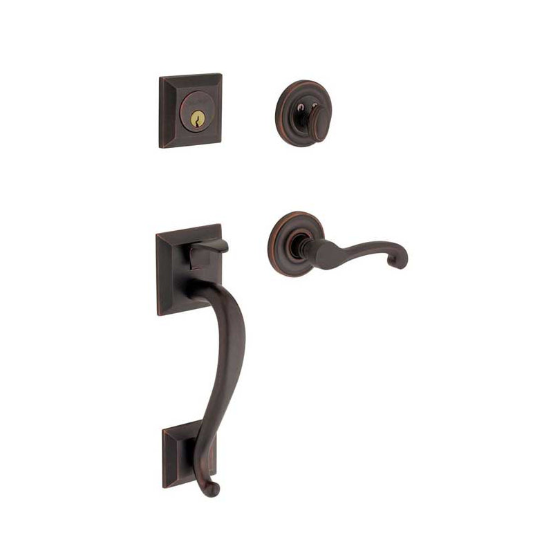 Madison Sectional Trim with 5015 Classic Knob, Small, Oil Rubbed Bronze