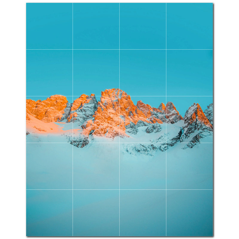 Panneau décoratif en céramique satinée 12 po x 12 po